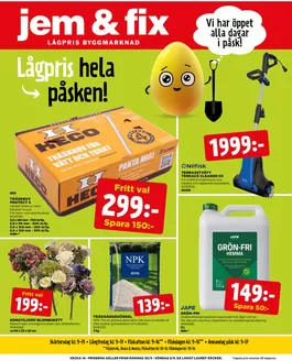 Jem&Fix-katalog i Örebro | Jem&Fix reklamblad | 2026-03-29T00:00:00.000Z - 2026-04-05T00:00:00.000Z