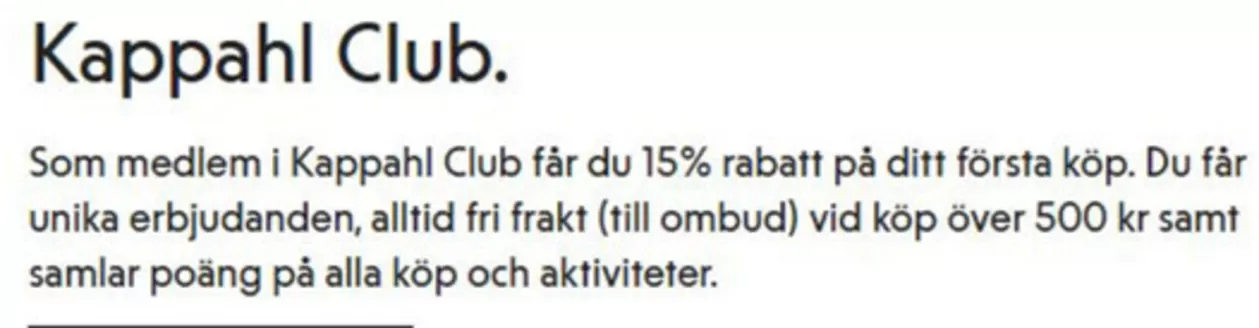 KappAhl-katalog i Kungälv | 15% rabatt på ditt första köp. | 2026-03-31T00:00:00.000Z - 2026-04-30T00:00:00.000Z