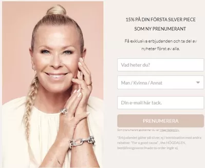 Efva Attling-katalog i Sälen | 15% PÅ DIN FÖRSTA SILVER PIECE SOM NY PRENUMERANT. | 2026-03-31T00:00:00.000Z - 2026-04-30T00:00:00.000Z