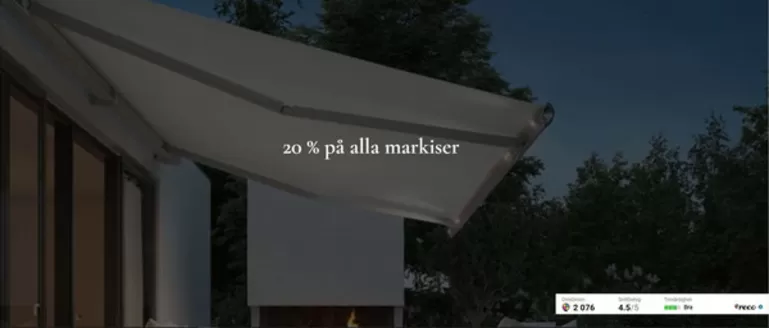 Moogio-katalog | 20 % på alla markiser! | 2026-04-03T00:00:00.000Z - 2026-04-17T00:00:00.000Z