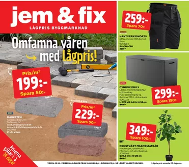 Jem&Fix-katalog i Rimbo | Jem&Fix reklamblad | 2026-04-05T00:00:00.000Z - 2026-04-19T00:00:00.000Z