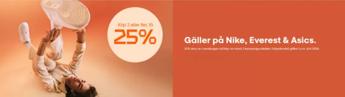 Stadium-katalog | 25% rabatt! | 2026-04-07T00:00:00.000Z - 2026-04-08T00:00:00.000Z