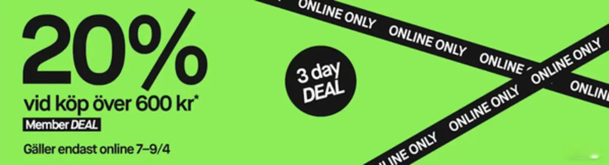 Clinique-katalog i Skellefteå | 20% rabatt! | 2026-04-07T00:00:00.000Z - 2026-04-09T00:00:00.000Z