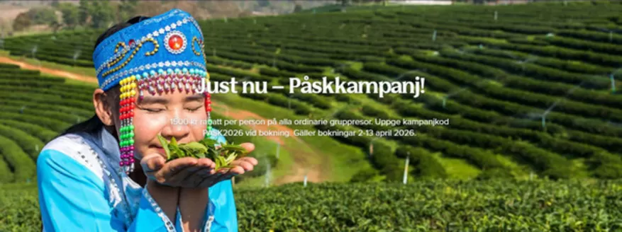 Lotus Travel-katalog | Just nu – Påskkampanj! | 2026-04-08T00:00:00.000Z - 2026-04-13T00:00:00.000Z