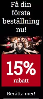 Sweden Rock-katalog i Täby | 15% rabatt! | 2026-04-09T00:00:00.000Z - 2026-04-30T00:00:00.000Z