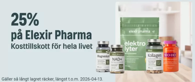 Apotea-katalog | 25-30% rabatt! | 2026-04-10T00:00:00.000Z - 2026-04-13T00:00:00.000Z