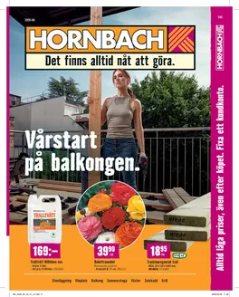 Hornbach-katalog | Det finns alltid nåt att göra. | 2026-04-15T00:00:00.000Z - 2026-04-26T00:00:00.000Z
