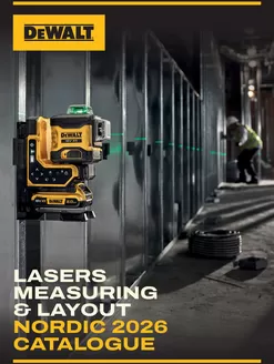 Dewalt-katalog i Vulseröd | Dewalt reklamblad | 2026-04-01T00:00:00.000Z - 2026-04-30T00:00:00.000Z