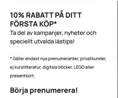 Pocketshop-katalog | 10% RABATT PÅ DITT FÖRSTA KÖP! | 2026-04-22T00:00:00.000Z - 2026-05-31T00:00:00.000Z