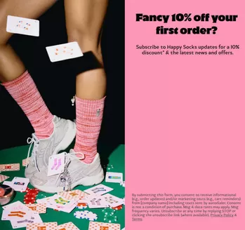 Happy Socks-katalog i Tumba | 10% Off your first order! | 2026-04-22T00:00:00.000Z - 2026-05-31T00:00:00.000Z