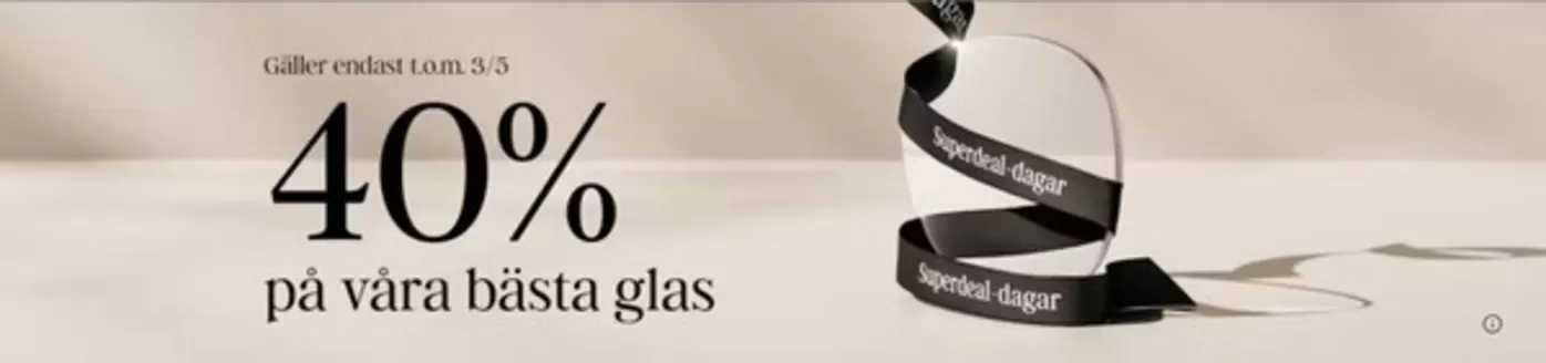 Synoptik-katalog | 40% rabatt! | 2026-04-27T00:00:00.000Z - 2026-05-03T00:00:00.000Z