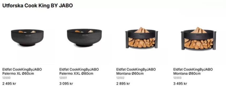 Jabo-katalog i Bunkeflostrand | Utforska Cook King BY JABO! | 2026-04-27T00:00:00.000Z - 2026-05-31T00:00:00.000Z