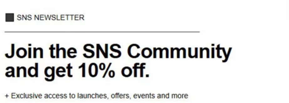 Sneakersnstuff-katalog i  | 10% Off! | 2026-05-08T00:00:00.000Z - 2026-06-30T00:00:00.000Z