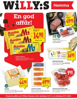 Willys-katalog | Top-erbjudanden för sparrävar | 2026-05-11T00:00:00.000Z - 2026-05-17T00:00:00.000Z