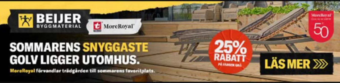 Bygg Ole-katalog i Holsbybrunn | 25% rabatt! | 2026-05-11T00:00:00.000Z - 2026-06-20T00:00:00.000Z