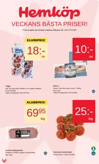 Hemköp-katalog | Hemköp Linköping Tallboda reklamblad | 2026-05-11T00:00:00.000Z - 2026-05-17T00:00:00.000Z
