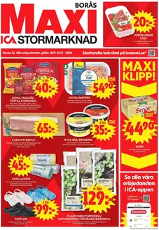 ICA Maxi-katalog | Top-erbjudanden för alla fyndjägare | 2026-05-18T00:00:00.000Z - 2026-05-24T00:00:00.000Z
