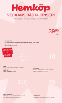 Hemköp-katalog | Hemköp Vänersborg Torpa reklamblad | 2026-05-18T00:00:00.000Z - 2026-05-24T00:00:00.000Z