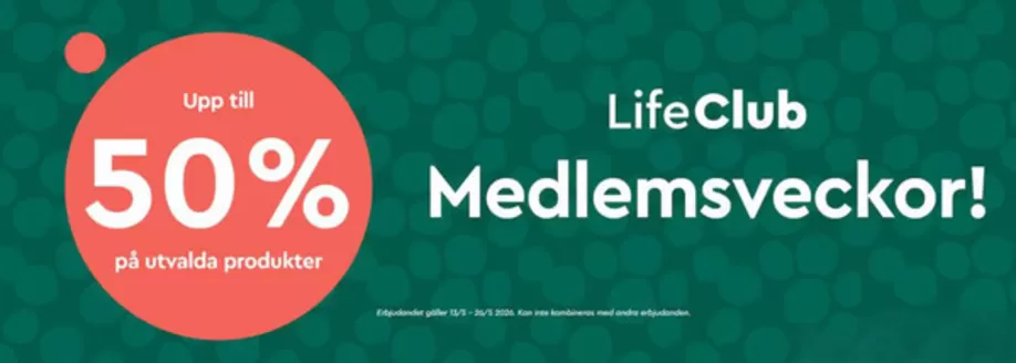 Life-katalog | Upp till 50%! | 2026-05-19T00:00:00.000Z - 2026-05-26T00:00:00.000Z