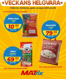 Matrix Butikerna-katalog | Matrix Helgvara | 2026-05-22T00:00:00.000Z - 2026-05-24T00:00:00.000Z