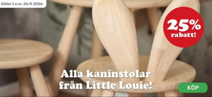Stor & Liten-katalog i Hjortshög | 15-25% rabatt! | 2026-05-20T00:00:00.000Z - 2026-05-26T00:00:00.000Z
