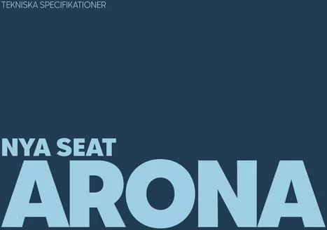 Seat-katalog | Seat Arona modellbroschyr mars 2026 | 2026-05-22T00:00:00.000Z - 2026-06-05T00:00:00.000Z