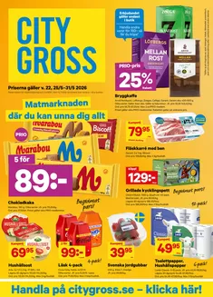 City Gross-katalog | City Gross Reklamblad v.22 | 2026-05-23T00:00:00.000Z - 2026-05-31T00:00:00.000Z