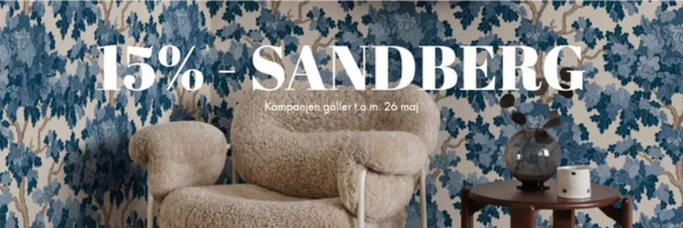 Engelska Tapetmagasinet-katalog | 15% rabatt! | 2026-05-25T00:00:00.000Z - 2026-05-26T00:00:00.000Z
