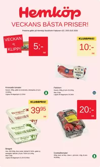 Hemköp-katalog i Sala | Hemköp Stockholm Fatburen reklamblad | 2026-05-25T00:00:00.000Z - 2026-05-31T00:00:00.000Z