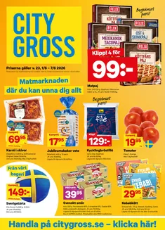 City Gross-katalog | City Gross Reklamblad v.23 | 2026-05-30T00:00:00.000Z - 2026-06-07T00:00:00.000Z