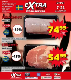 Extra Mjällby Stormarknad-katalog | Extra Mjällby Stormarknad veckans blad | 2026-06-01T00:00:00.000Z - 2026-06-07T00:00:00.000Z