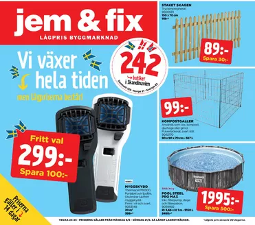 Jem&Fix-katalog | Jem&Fix reklamblad | 2026-06-07T00:00:00.000Z - 2026-06-21T00:00:00.000Z