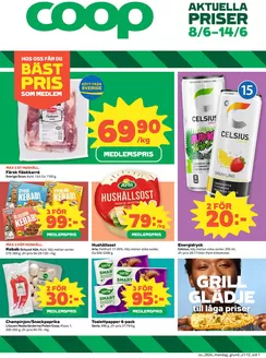 Coop Konsum-katalog | Top-erbjudanden för sparrävar | 2026-06-08T00:00:00.000Z - 2026-06-14T00:00:00.000Z