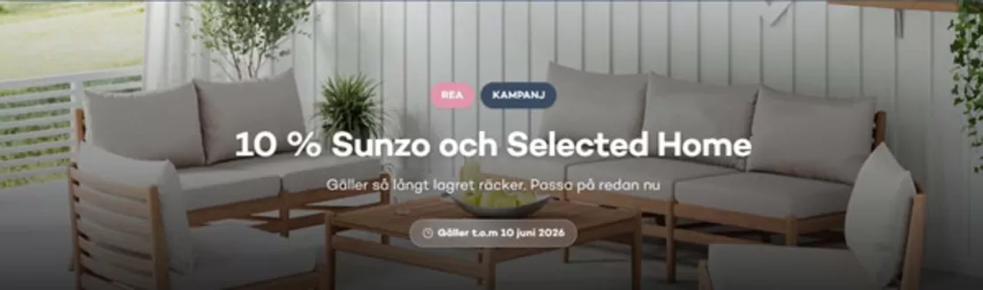Bra Sommarmöbler-katalog i Åmotfors | 10% rabatt! | 2026-06-08T00:00:00.000Z - 2026-06-10T00:00:00.000Z