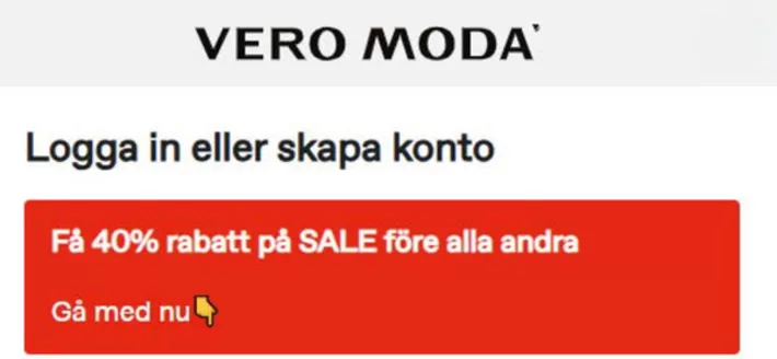 Vero Moda-katalog i Skårby station | Få 40% rabatt! | 2026-06-12T00:00:00.000Z - 2026-06-30T00:00:00.000Z