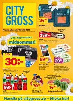 City Gross-katalog | City Gross Reklamblad v.25 | 2026-06-13T00:00:00.000Z - 2026-06-21T00:00:00.000Z