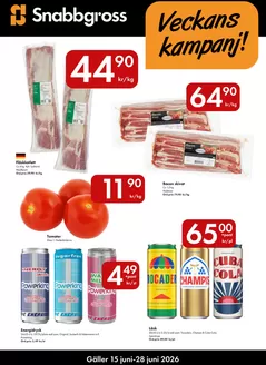 Snabbgross-katalog | Snabbgross Kampanjblad v. 2526 | 2026-06-10T00:00:00.000Z - 2026-06-29T00:00:00.000Z