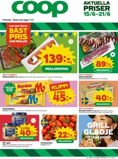 Coop Konsum-katalog | Coop Konsum reklamblad | 2026-06-15T00:00:00.000Z - 2026-06-21T00:00:00.000Z