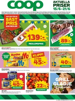 Coop Konsum-katalog | Top-erbjudanden för sparrävar | 2026-06-15T00:00:00.000Z - 2026-06-21T00:00:00.000Z