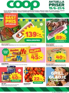 Coop Konsum-katalog | Top-erbjudanden för alla fyndjägare | 2026-06-15T00:00:00.000Z - 2026-06-21T00:00:00.000Z