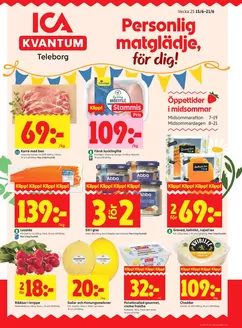 ICA Kvantum-katalog i Linghem | Fantastiska rabatter på utvalda produkter | 2026-06-15T00:00:00.000Z - 2026-06-21T00:00:00.000Z