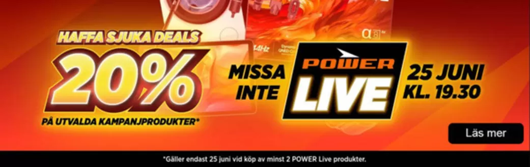 Power-katalog | 20% rabatt! | 2026-06-16T00:00:00.000Z - 2026-06-25T00:00:00.000Z