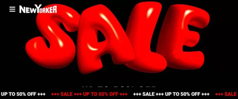 New Yorker-katalog | Sale! Up to 50% Off. | 2026-06-18T00:00:00.000Z - 2026-07-05T00:00:00.000Z