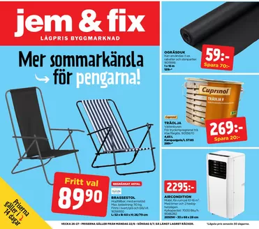 Jem&Fix-katalog | Jem&Fix reklamblad | 2026-06-21T00:00:00.000Z - 2026-07-05T00:00:00.000Z