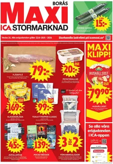 ICA Maxi-katalog i Segersta | Exklusiva deals och fynd | 2026-06-22T00:00:00.000Z - 2026-06-28T00:00:00.000Z