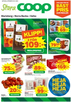 Stora Coop-katalog i Segersta | Attraktiva specialerbjudanden för alla | 2026-06-22T00:00:00.000Z - 2026-06-28T00:00:00.000Z