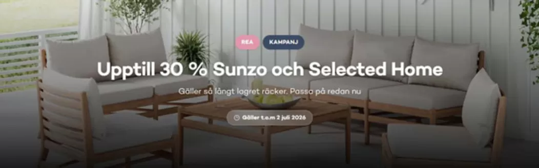 Bra Sommarmöbler-katalog i Skedvi kyrkby | Upp till 30%! | 2026-07-01T00:00:00.000Z - 2026-07-15T00:00:00.000Z
