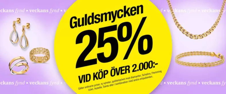 Guldfynd-katalog | 25% rabatt! | 2026-07-03T00:00:00.000Z - 2026-07-17T00:00:00.000Z