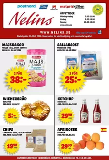 Nelins-katalog | Nelins reklamblad | 2026-07-20T00:00:00.000Z - 2026-07-26T00:00:00.000Z