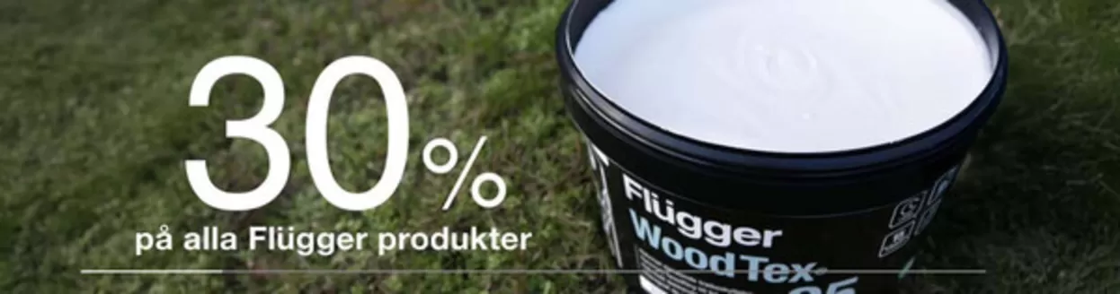 Flügger Färg-katalog | 30% rabatt! | 2026-07-20T00:00:00.000Z - 2026-07-26T00:00:00.000Z